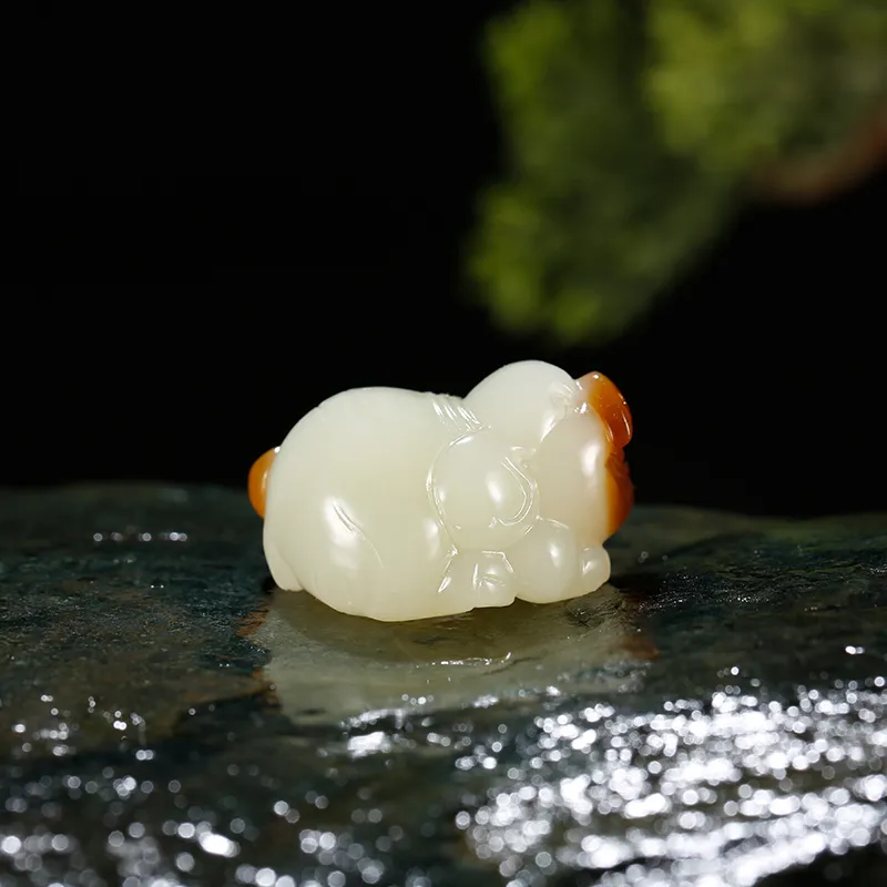 Treasure Pendants White Jade/Pale Greenish White Jade Women's-2