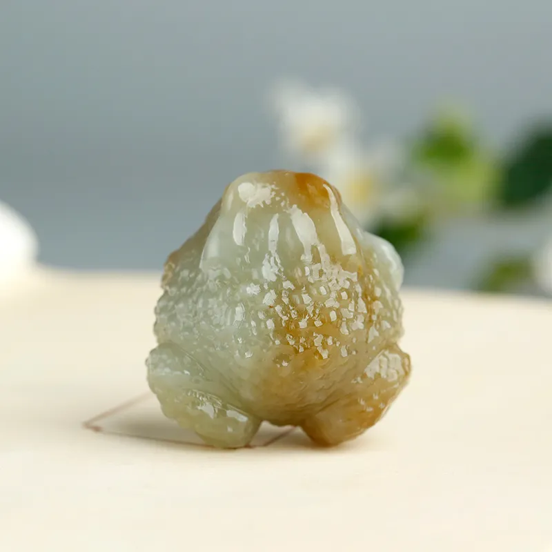 Treasure Collectible White Jade/Pale Greenish White Jade Unisex-4