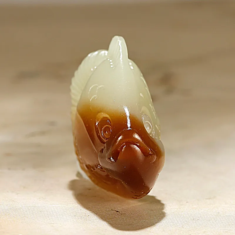 Treasure Pendants White Jade/Pale Greenish White Jade Unisex-3