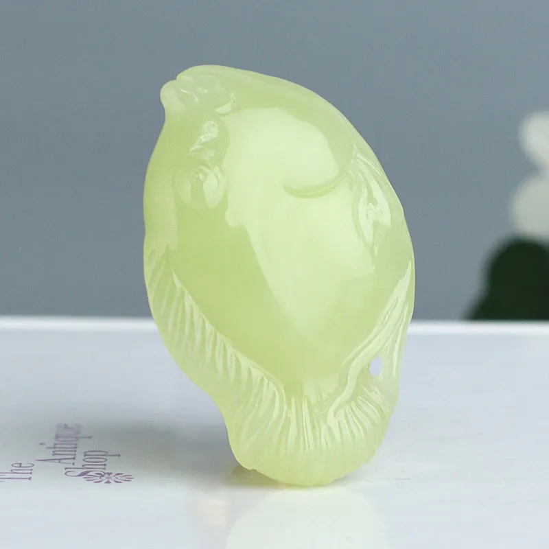 Treasure Pendants Yellow Jade Unisex-6