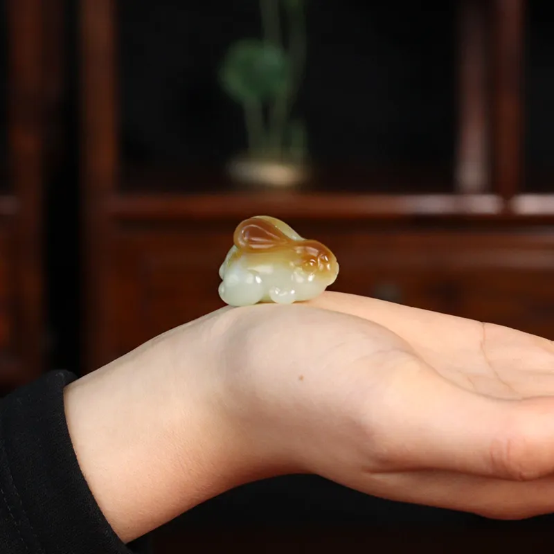 Treasure Pendants White Jade Unisex-2