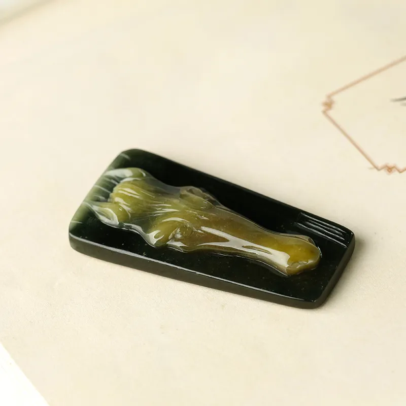 Treasure Dushan Jade Pendants Unisex-4