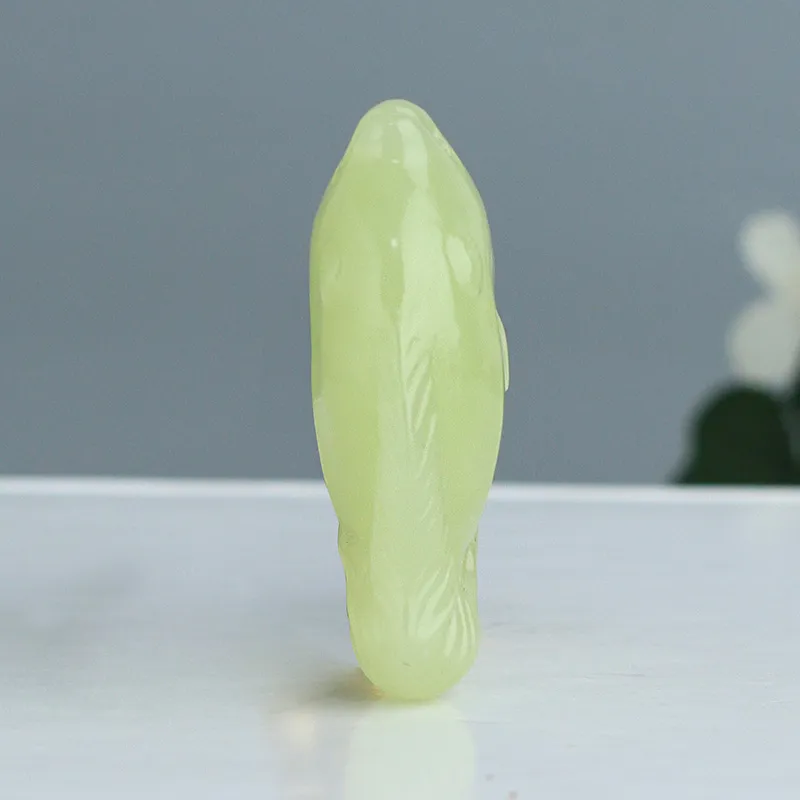 Treasure Pendants Yellow Jade Unisex-5