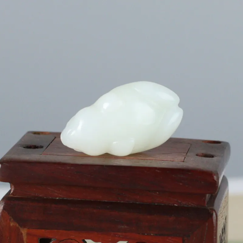 Treasure Pendants Pale Greenish White Jade Unisex-5