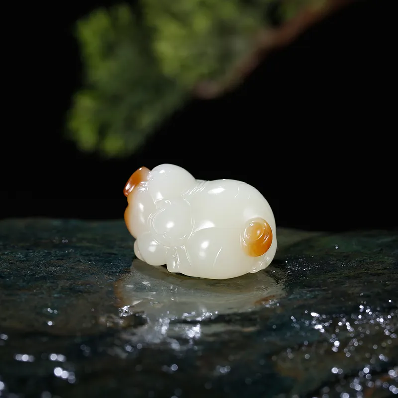 Treasure Pendants White Jade/Pale Greenish White Jade Women's-1