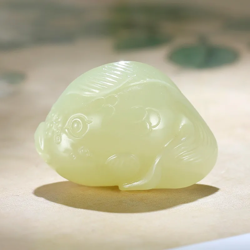 Treasure Pendants Yellow Jade Unisex-1