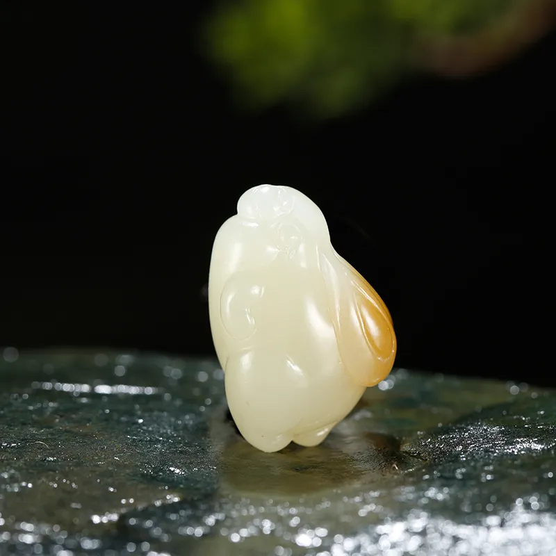 Treasure Pendants White Jade/Pale Greenish White Jade Women's-6