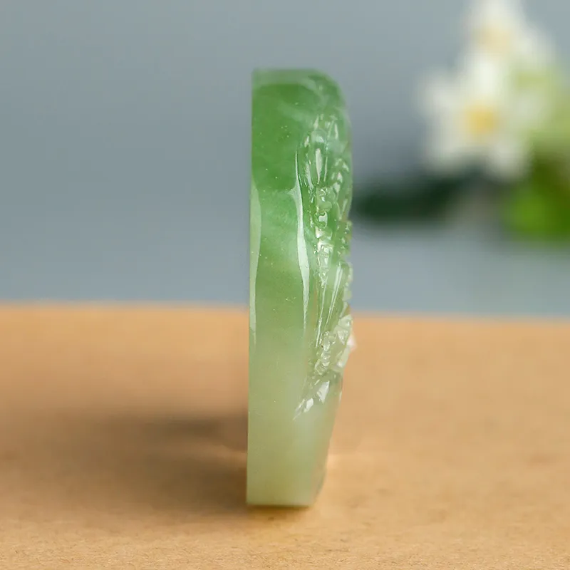 Treasure Pendants Green Jadeite Unisex-4