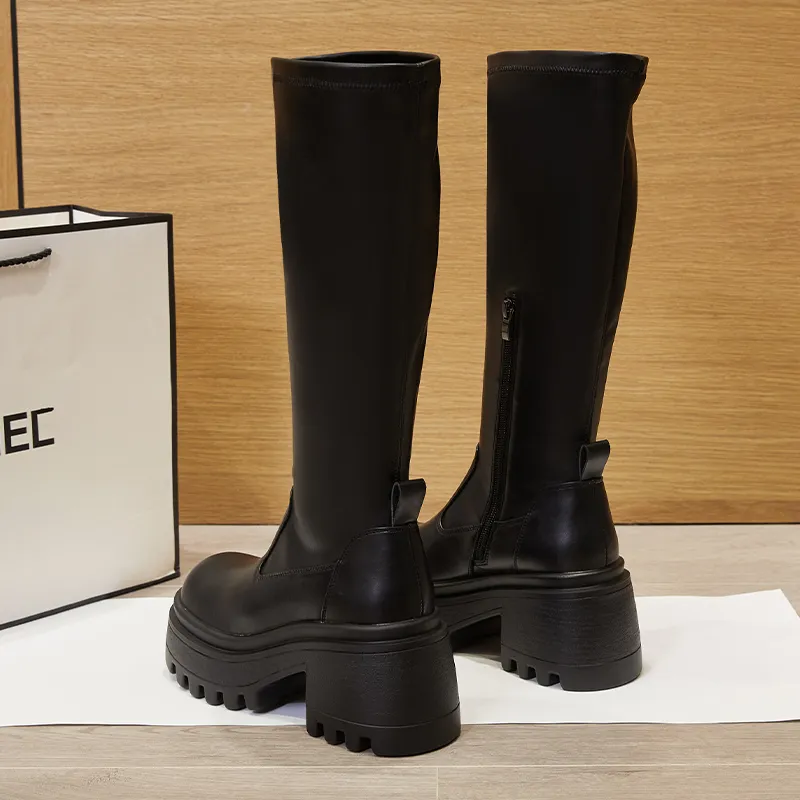 Obertine Knee high Boots 8CM Women's-12