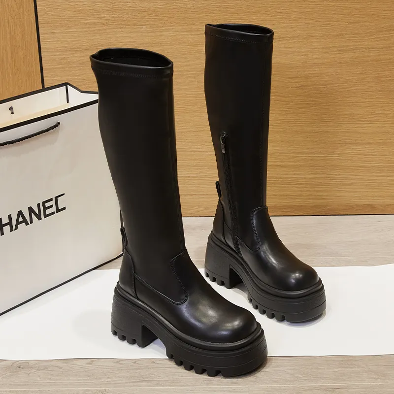 Obertine Knee high Boots 8CM Women's-10