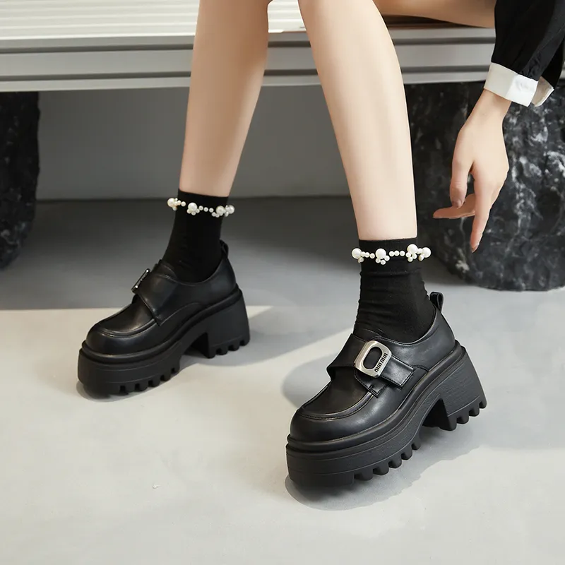 Obertine Casual Single Shoes 8cm Women's-2