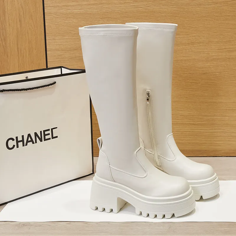 Obertine Knee high Boots 8CM Women's-5
