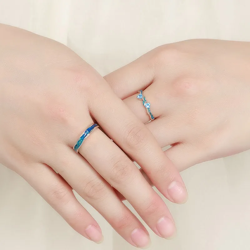 Strange S999 Fine Silver Rings Unisex-1