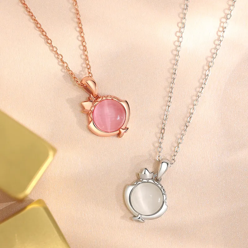 Strange S925 Silver Necklaces Women's-2