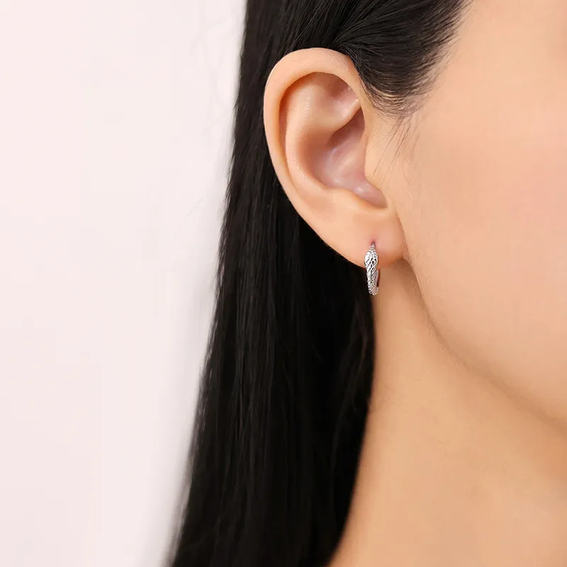 Strange 999 Fine Silver Earrings Unisex-4