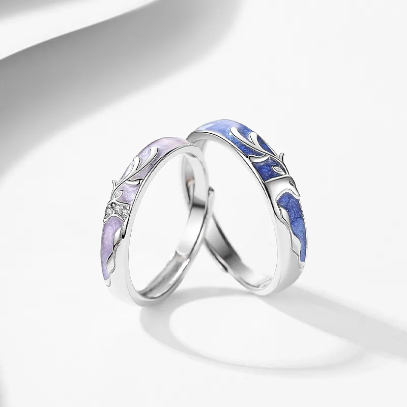 Strange S925 Silver Rings Unisex-3