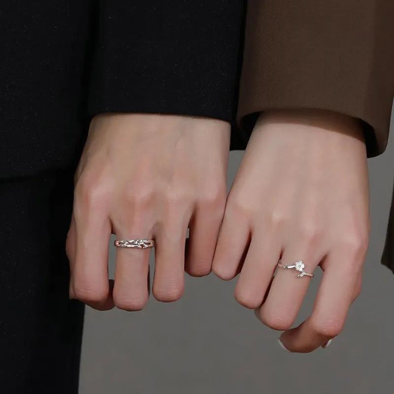 Strange S999 Fine Silver Rings Unisex-3