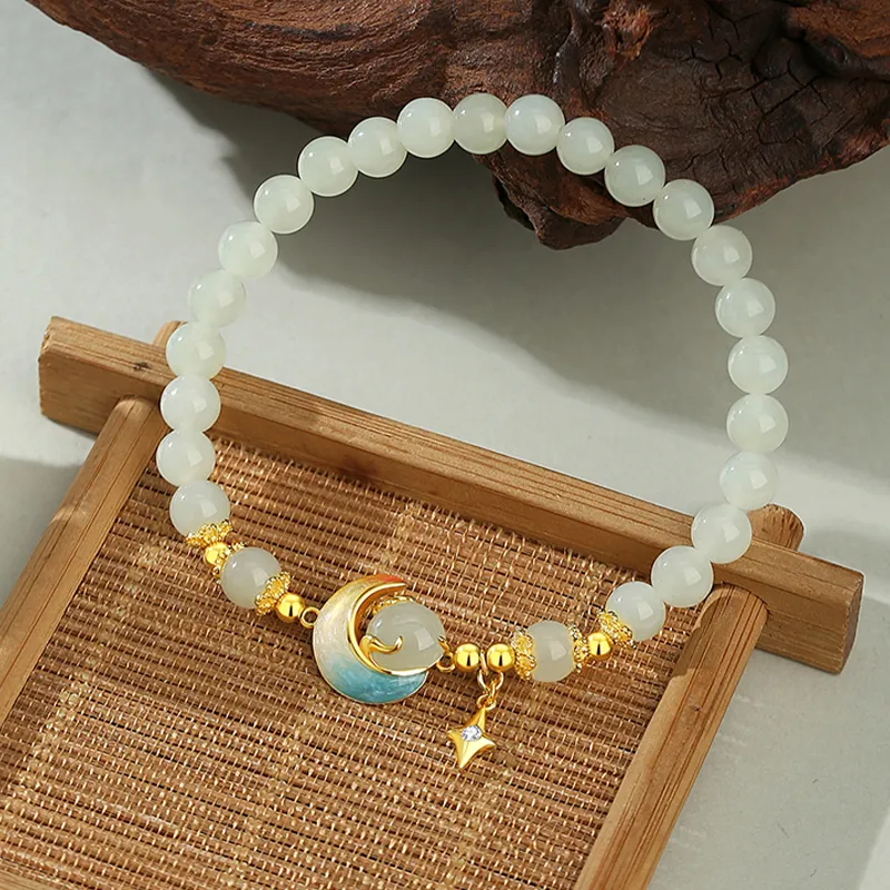 Strange Chalcedony Jade Bracelets Women's-2