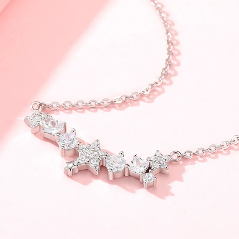 Strange S925 Silver Necklaces Women's-4