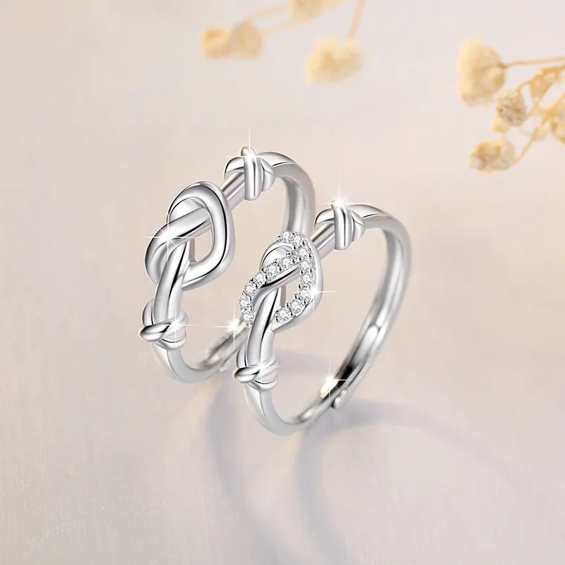 Strange S925 Silver Rings Unisex-11