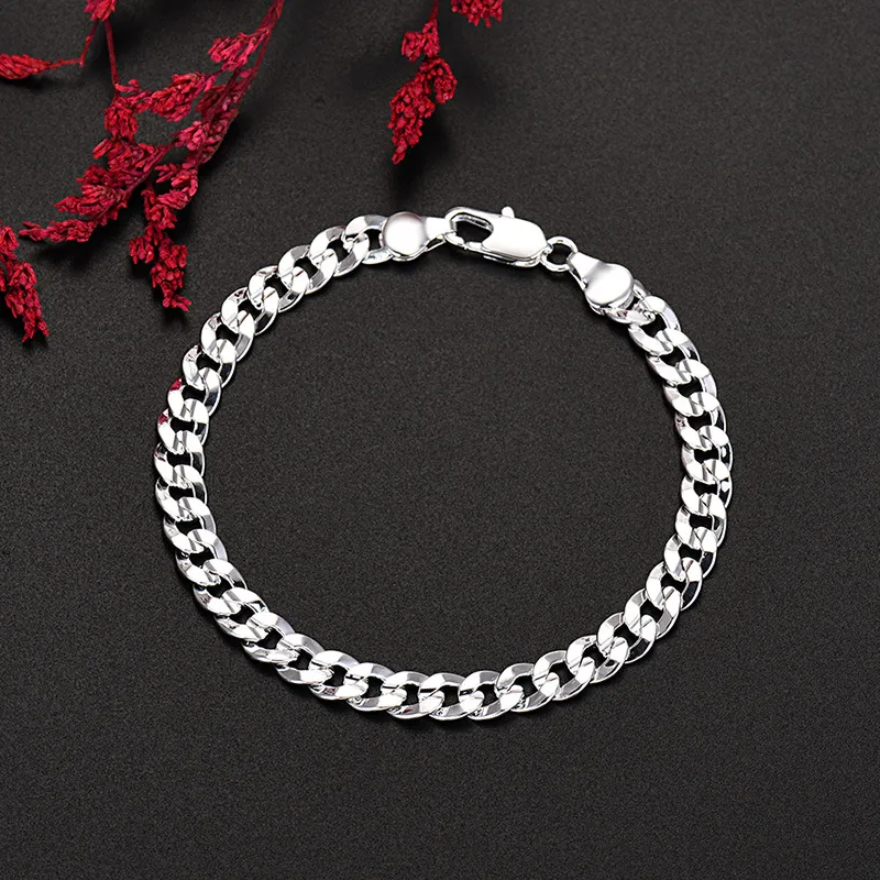 Strange S925 Silver Bracelets Men's-2