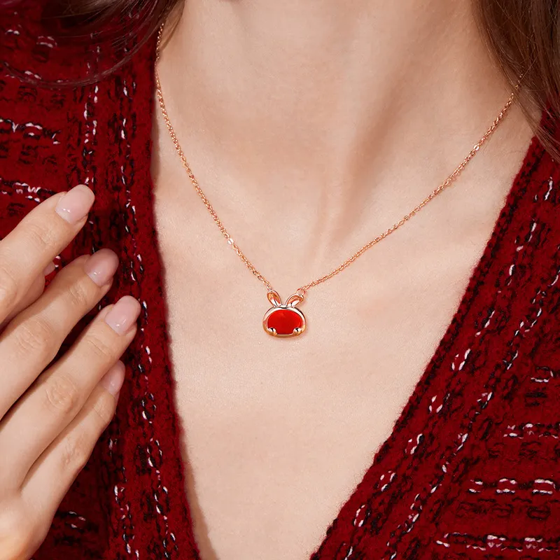 Strange Agate Necklaces Women's-4