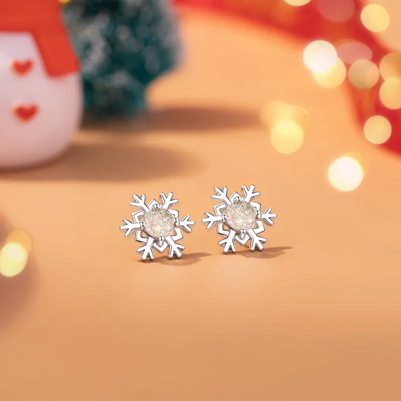 Strange S925 Silver Stud Earrings Women's-1