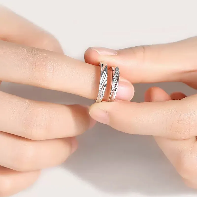 Strange S999 Fine Silver Rings Unisex-3