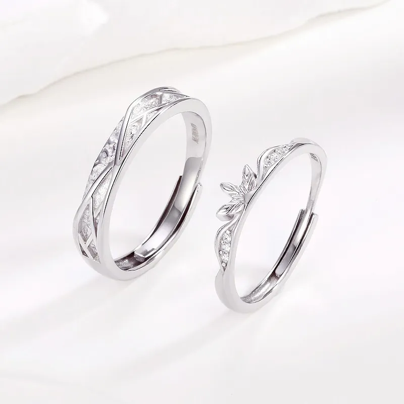 Strange S999 Fine Silver Rings Unisex-3