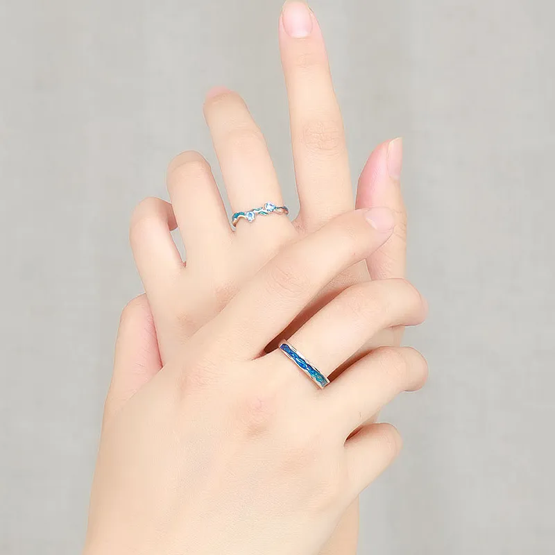 Strange S999 Fine Silver Rings Unisex-2