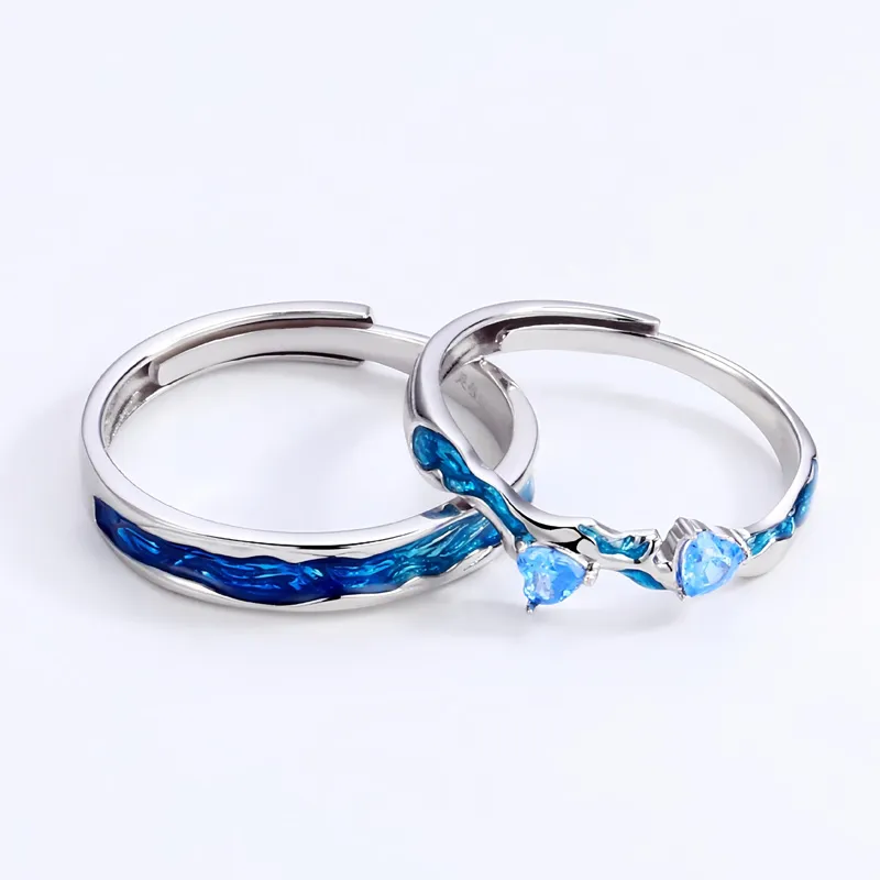 Strange S999 Fine Silver Rings Unisex-3