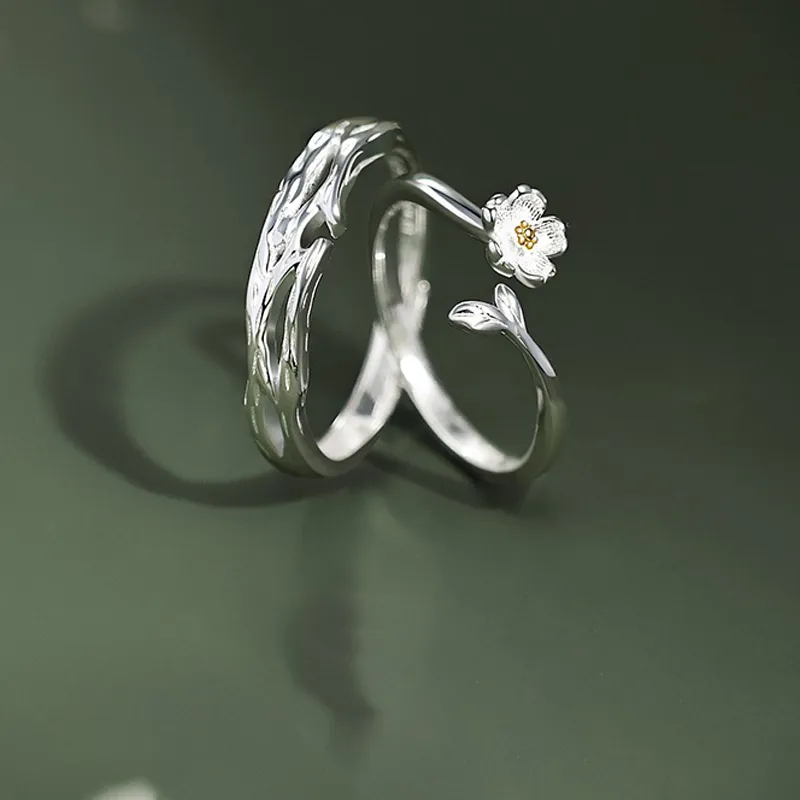 Strange S999 Fine Silver Rings Unisex-4
