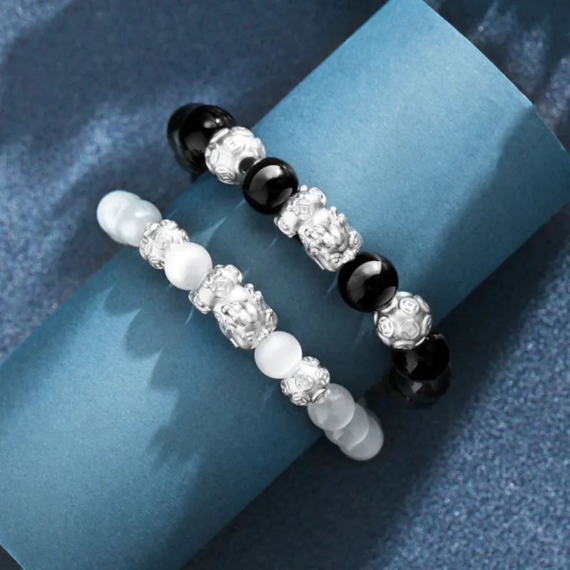 Strange Glass Cat Eye Bracelets Unisex-7