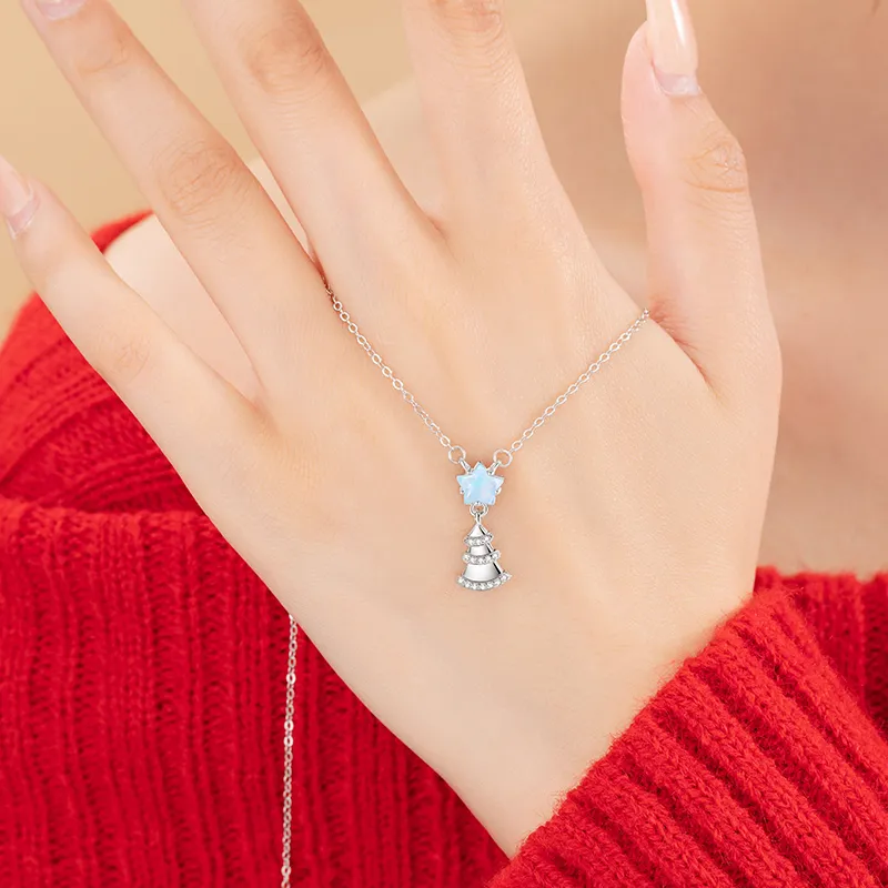 Strange S925 Silver Necklaces Women's-4