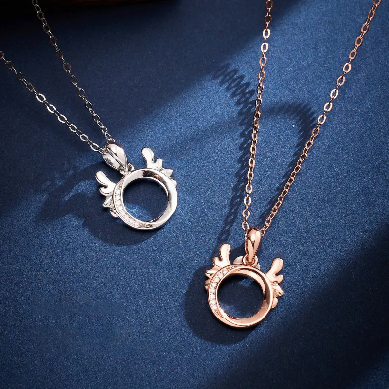 Strange S925 Silver Necklaces Unisex-2