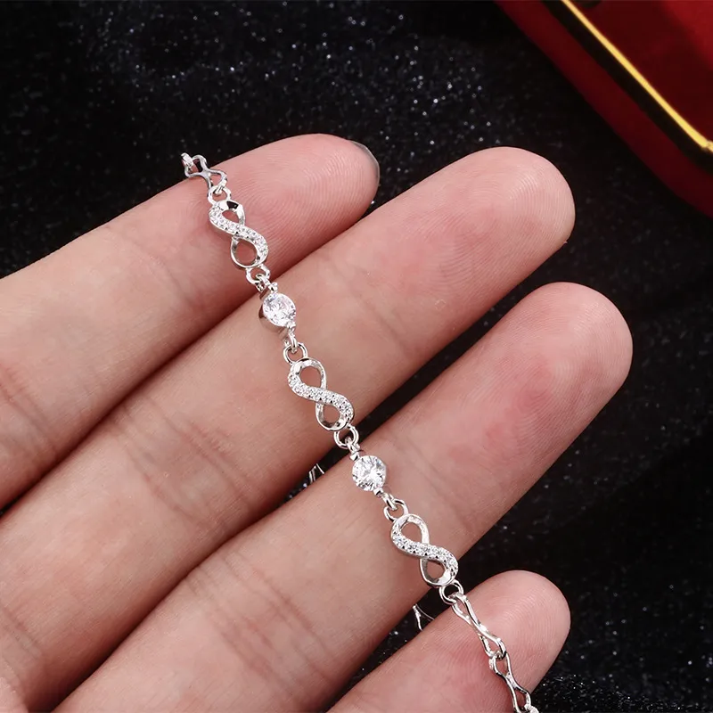 Strange S925 Silver Bracelets Women's-2