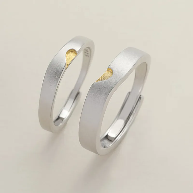 Strange S925 Silver Rings Unisex-4