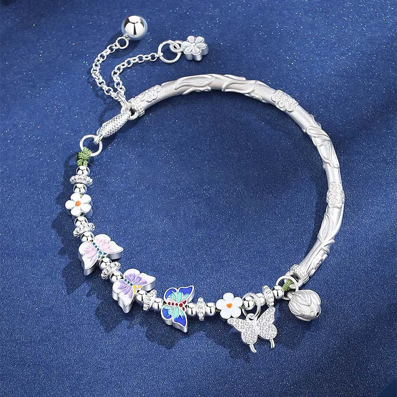 Strange Foot Silver 990 Bracelets Women's-2