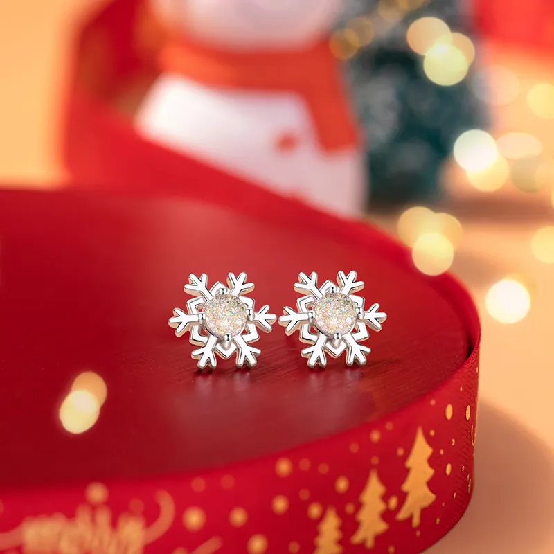 Strange S925 Silver Stud Earrings Women's-2