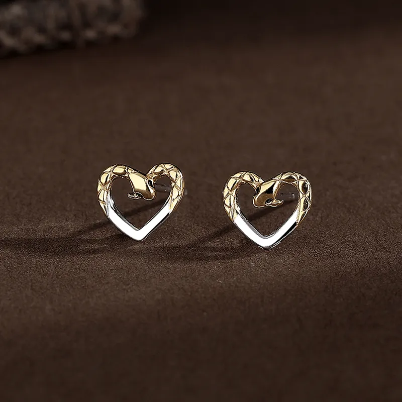 Strange 999 Fine Silver Stud Earrings Women's-1