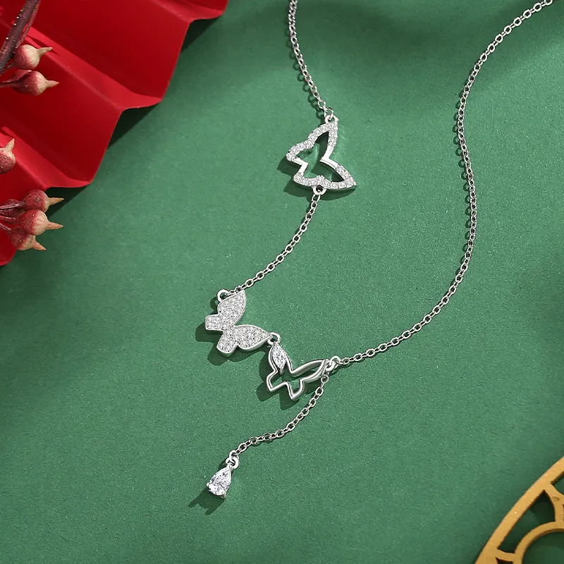 Strange 999 Fine Silver Necklaces Women's-2