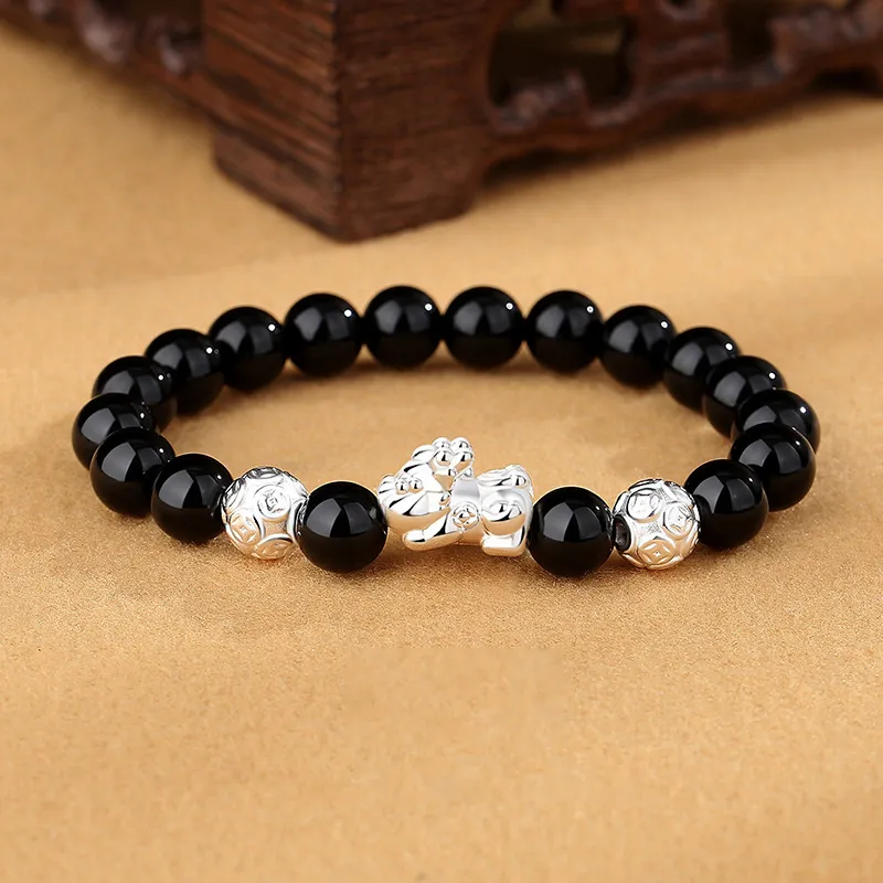 Strange Glass Cat Eye Bracelets Unisex-3