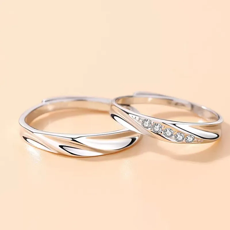 Strange S999 Fine Silver Rings Unisex-7