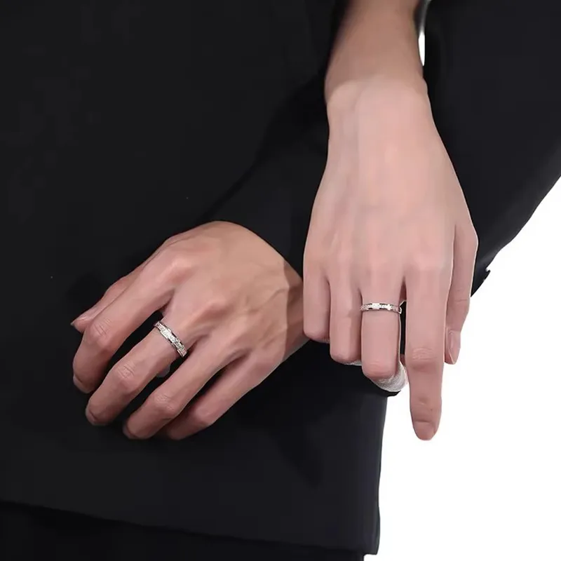 Strange S999 Fine Silver Rings Unisex-2