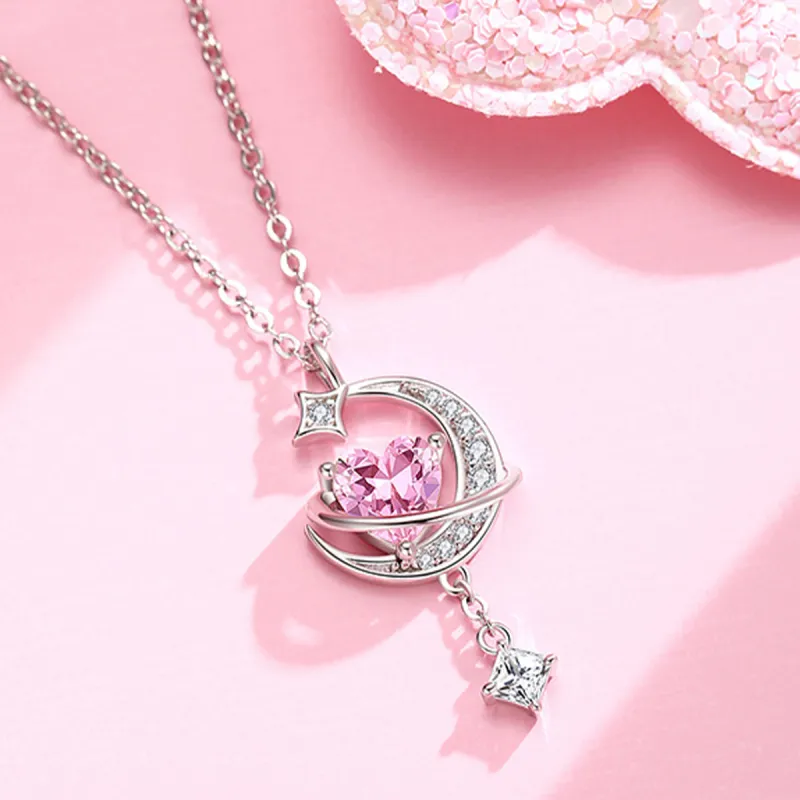 Strange S925 Silver Necklaces Women's-2