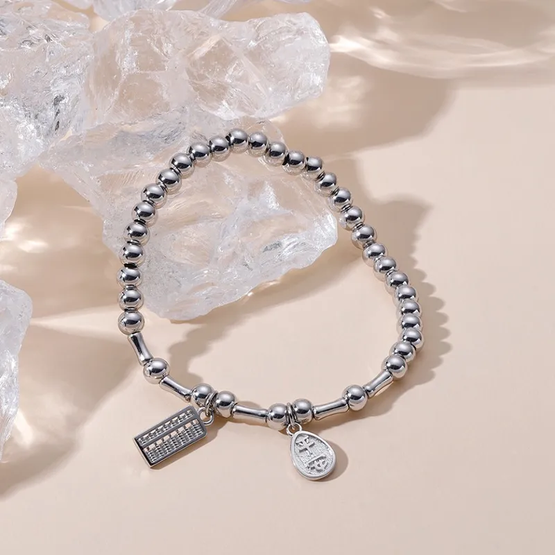 Strange S925 Silver Bracelets Unisex-2