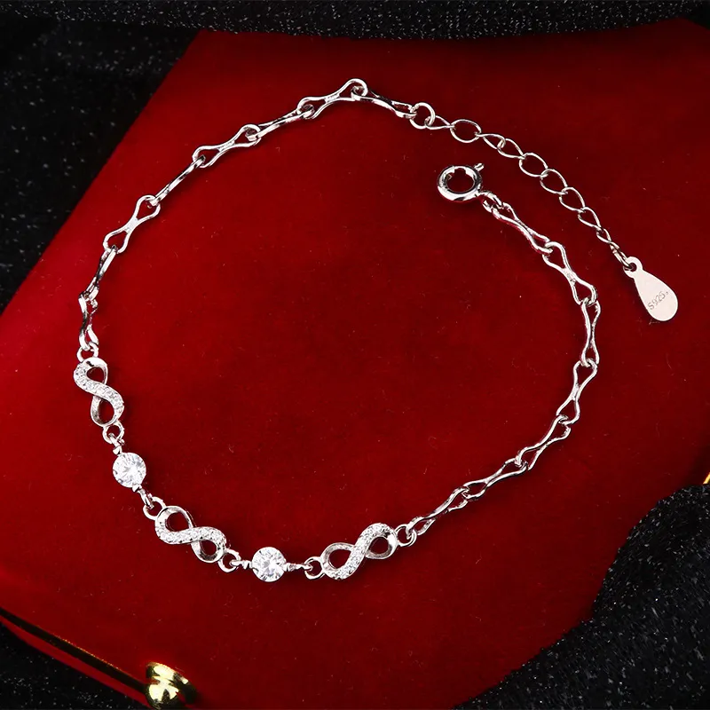Strange S925 Silver Bracelets Women's-4