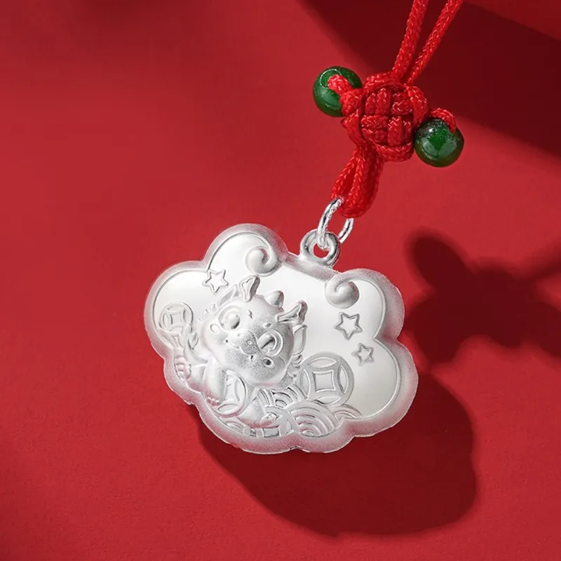 Strange 999 Fine Silver Necklaces Unisex-1