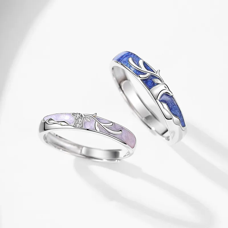 Strange S925 Silver Rings Unisex-2