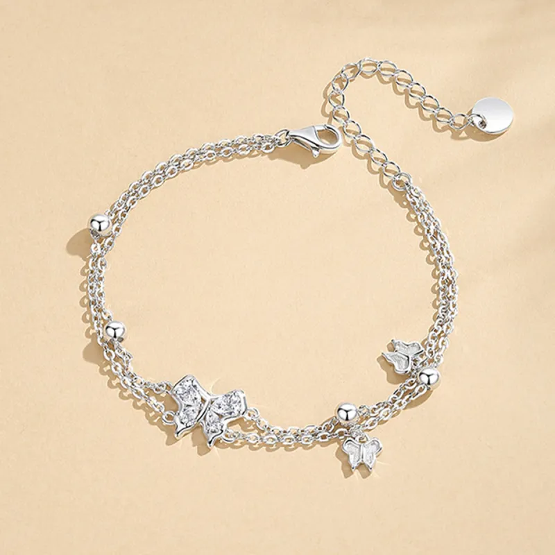 Strange S925 Silver Bracelets Women's-2